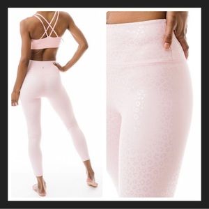 NWT Zyia pink leopard unicorn light n tight